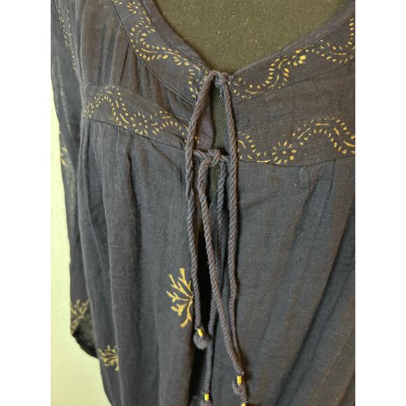 BLUE HIPPY NWT ONAK Jodhpur Full Length Block Printed Dress - Picture 11 of 13